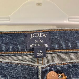 J.Crew Slim Boyfriend Jeans in Blue Denim